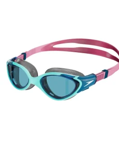 SPEEDO WOMENS BIOFUSE 2.0 SWIMMING GOGGLES BLUE/PINK