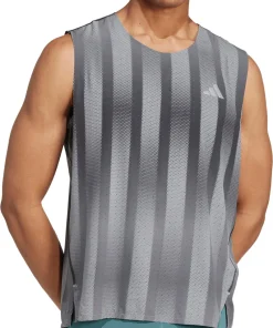 adidas Adizero Pro Mens Running Vest - Grey