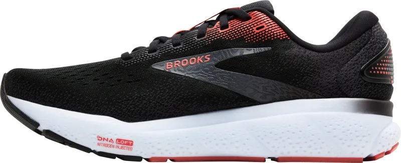 Brooks Ghost 16 Mens Running Shoes - Black - Image 3