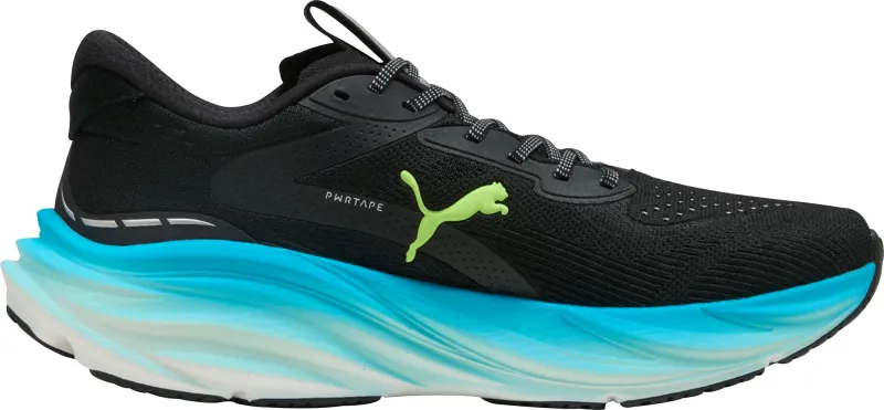 Puma Magnify Nitro 3 Mens Running Shoes - Black - Image 3