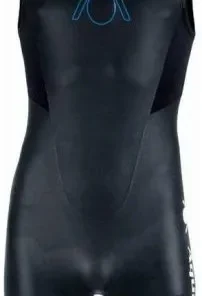 AQUASPHERE WOMENS AQUASKIN SHORTY V3 BLACK/BLUE LARGE