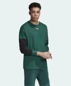 Adidas R.Y.V. Long Sleeve Men's Green T-Shirt ED7150
