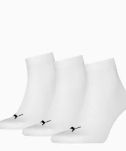 PUMA QUARTER SOCKS WHITE 9-11