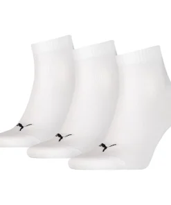 PUMA QUARTER TRAINING SOCK 3PACK WHITE 2.5-5