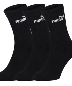 PUMA REGULAR CREW SOCKS BLACK 6-8