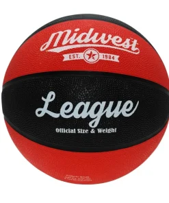 MIDWEST LEAGUE BASKETBALL BLACK/RED