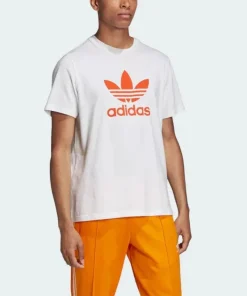 Adidas Trefoil T-Shirt Men's White Cotton Tee DH5772