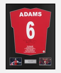 Framed Tony Adams Signed Arsenal Shirt [Classic]