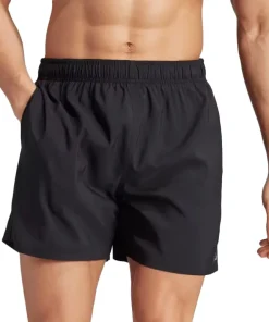 adidas Solid CLX Mens Swim Shorts - Black