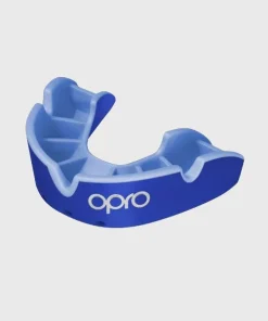 OPRO JUNIOR G4 SILVER MOUTHGUARD BLUE/LIGHT/BLUE
