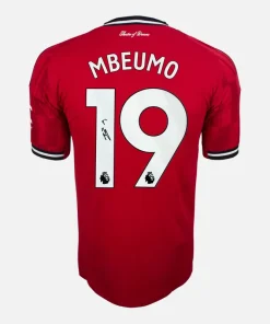 Bryan Mbeumo Signed Manchester United Shirt 2024-25 Home [19]