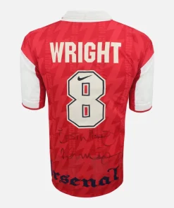 Ian Wright Signed Arsenal Shirt 1994-96 Home [8]