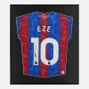 Framed Eze Signed Crystal Palace Shirt, Home [Lite]
