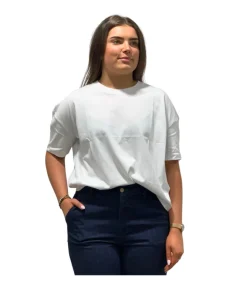 Numph Womens T-Shirt Vixy Bright White