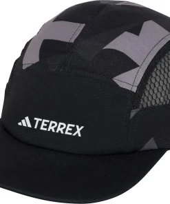 adidas Terrex ClimaCool 5 Panel Graphic Running Cap - Black