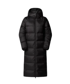 The North Face Womens Coat Hydrenalite City Long Down Hooded Parka TNF Black