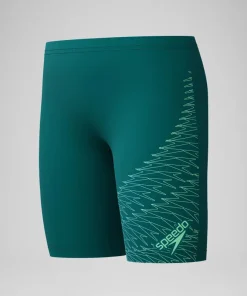 SPEEDO BOYS MEDLEY LOGO JAMMER GREEN