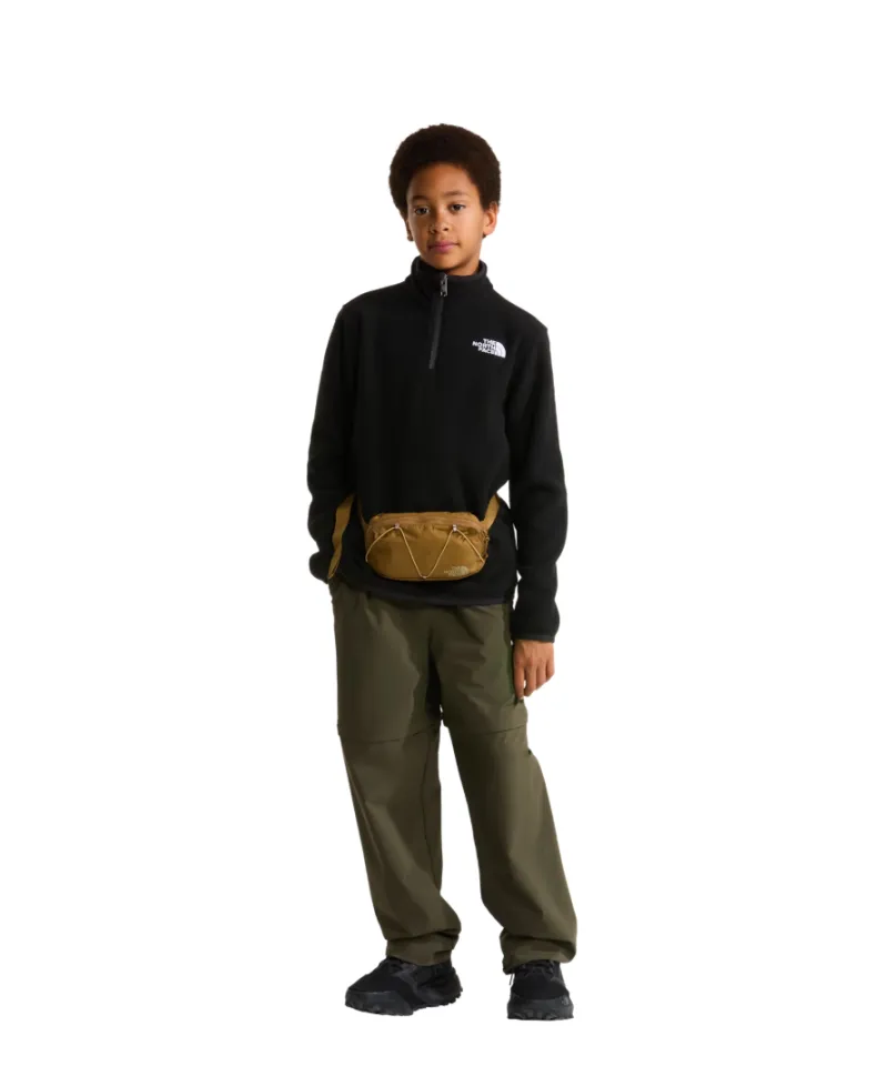 The North Face Teens Quarter Zip Glacier TNF Black - Image 3