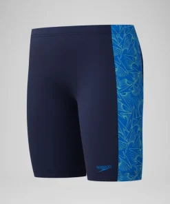 SPEEDO BOYS HYPERBOOM PANEL JAMMER BLACK/BLUE