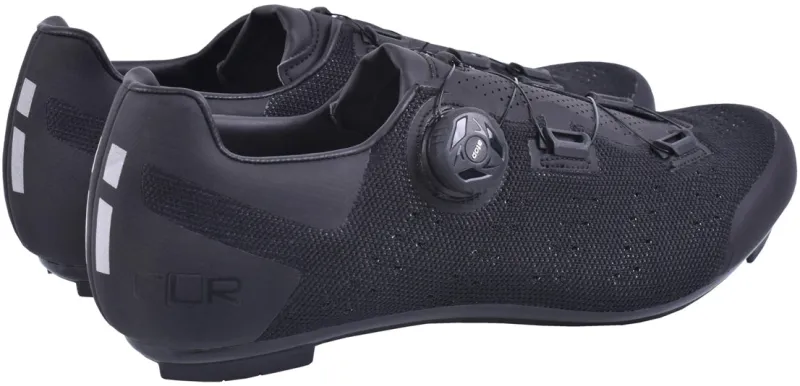 FLR F-11 XD-Knit Pro Mens Road Cycling Shoes - Black - Image 3