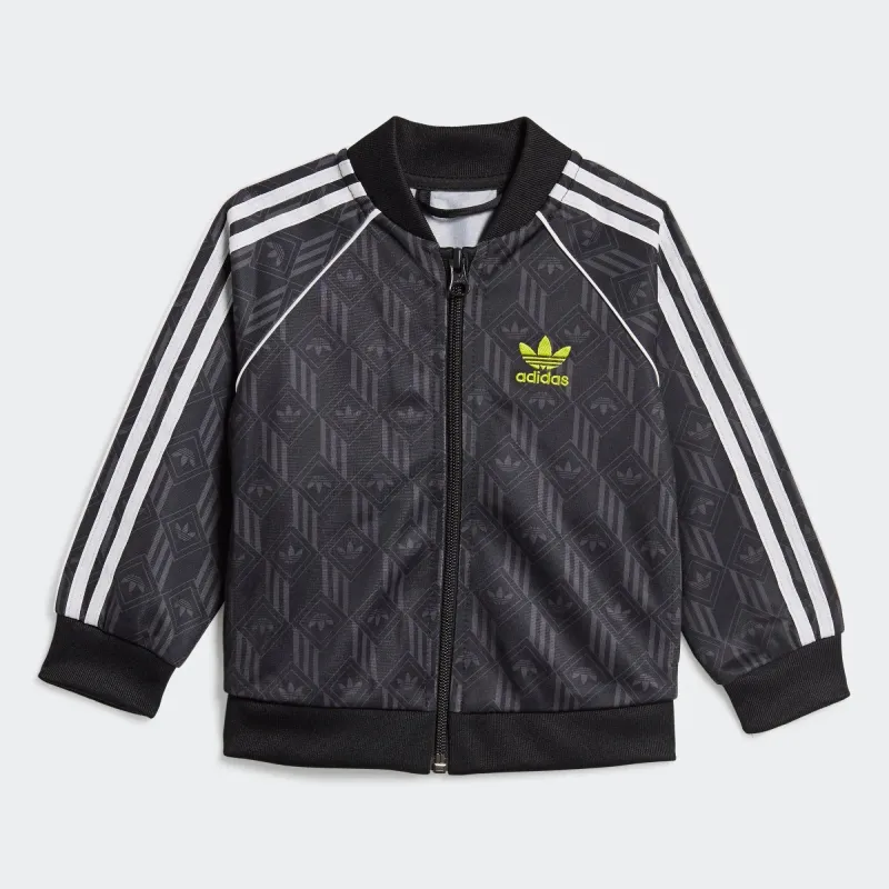 adidas Originals Infants Superstar Tracksuit - Black - Image 2