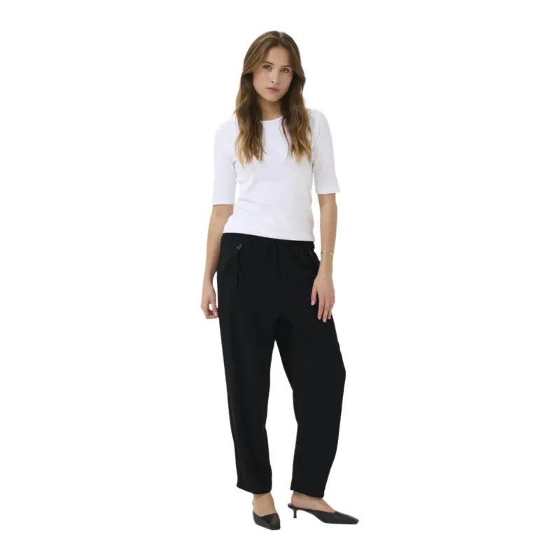 Kaffe Womens Pants Sonja Black Deep