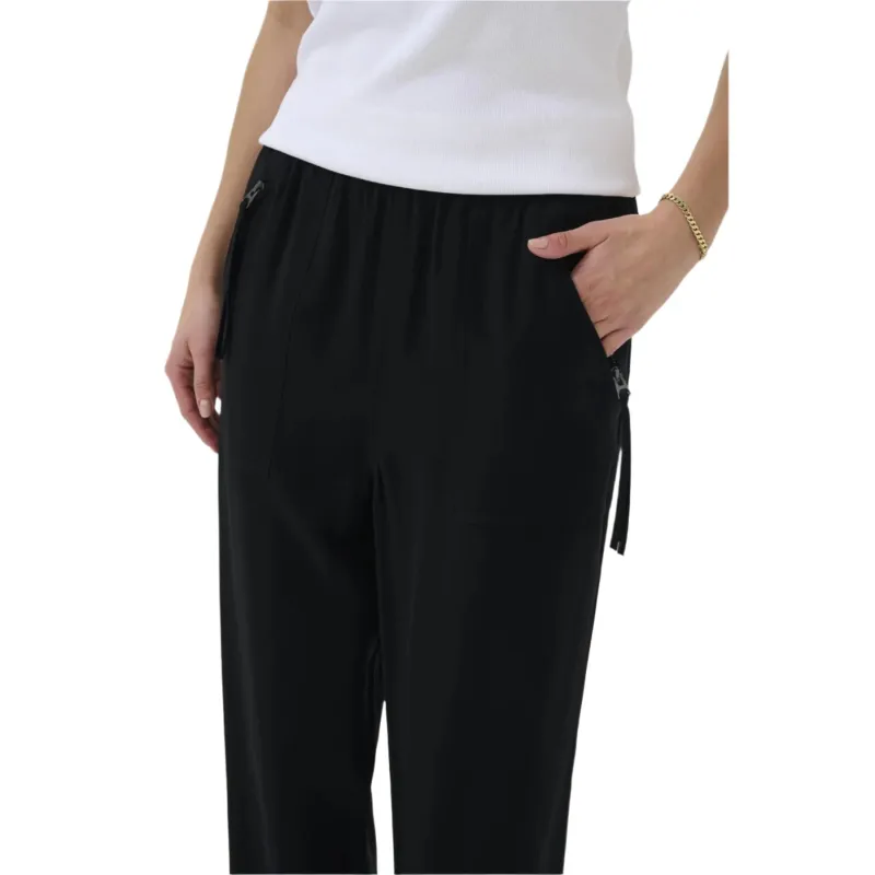 Kaffe Womens Pants Sonja Black Deep - Image 2