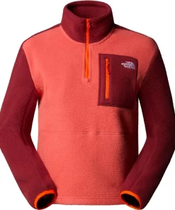 The North Face Womens Fleece Yumiori 1/4 Zip Mars Dust/Sumac