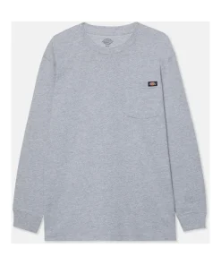 Dickies Pocket Tee Long Sleeve Charcoal