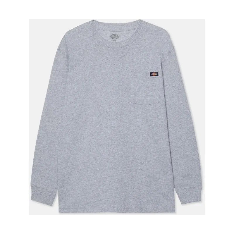 Dickies Pocket Tee Long Sleeve Charcoal