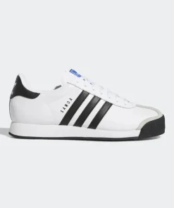 adidas Samoa Men's White/Black Leather Trainers 675033