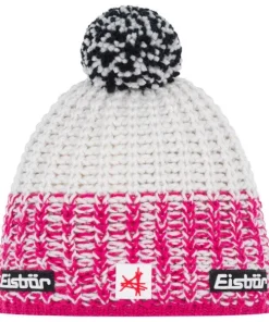 EISBAR HAT REFOCUS POMPON PITTIPINK/WHITE ONE SIZE