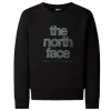 The North Face Girls Jumper Reflect Logo TNF Black