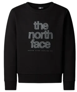 The North Face Girls Jumper Reflect Logo TNF Black
