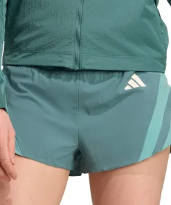 adidas Adizero Archive Gel 3 Inch Womens Running Shorts - Green