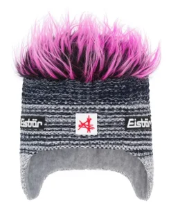 EISBAR HAT CAMPO COCKER WHITE/GREY/PINK ONE SIZE