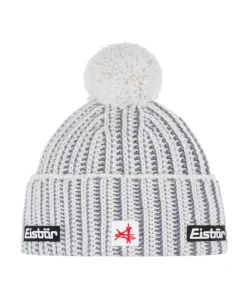 EISBAR HAT RONDA POMPON WHITE/GREY ONE SIZE