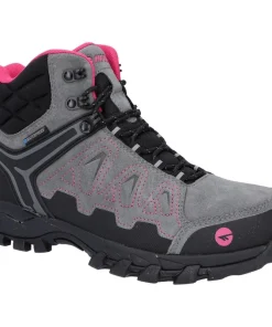 Hi-Tec V-Lite Explorer WP Hiking Boots Grey/Fuchsia