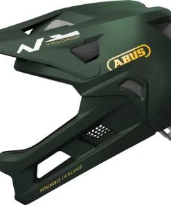 Abus YouDrop FF Full Face Junior MTB Cycling Helmet - Green