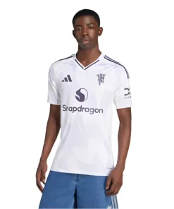 Adidas Manchester United Adults Away Jersey 25/26 White