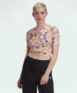 Adidas X Her Studio London Cropped Tee Multicolour GD4264
