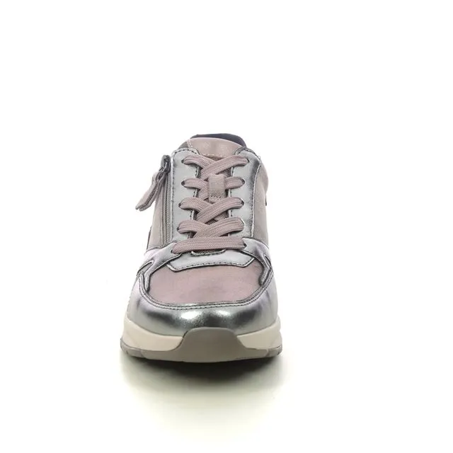 Gabor Womens Trainer Adora 76.878 15 Dark Rose/Silver - Image 2
