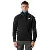 The North Face Mens Fleece Meteora ¼ Zip Black