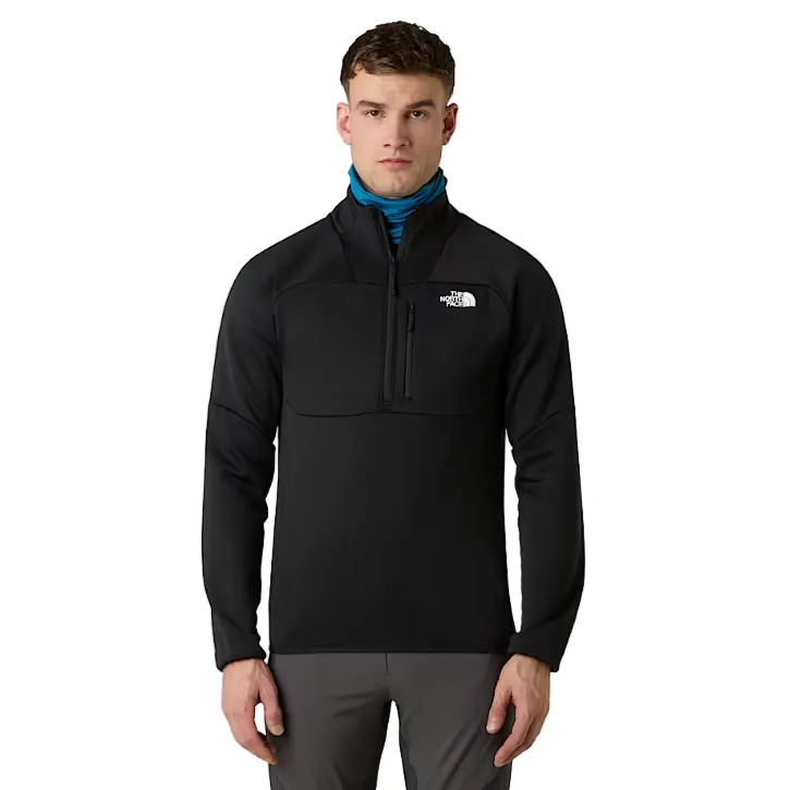 The North Face Mens Fleece Meteora ¼ Zip Black