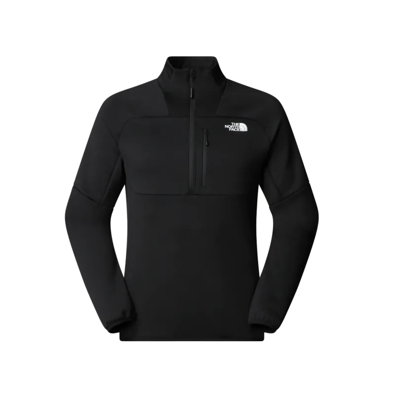 The North Face Mens Fleece Meteora ¼ Zip Black - Image 2