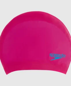 SPEEDO LONG HAIR SILICONE CAP JUNIOR PINK/BLUE