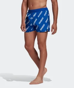 Adidas Men's Wording Swimming Shorts GQ1118