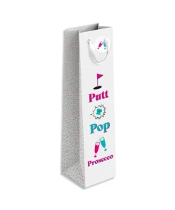 SUPRIZESHOP GOLF WINE BAGS - PUTT POP PROSECCO