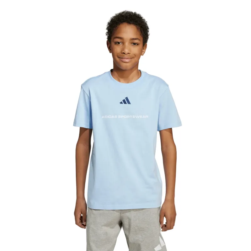 Adidas Boys T-Shirt KCS5384 GloBlu