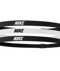 NIKE HEADBAND ELASTIC 2.0 3PK BLACK/WHITE